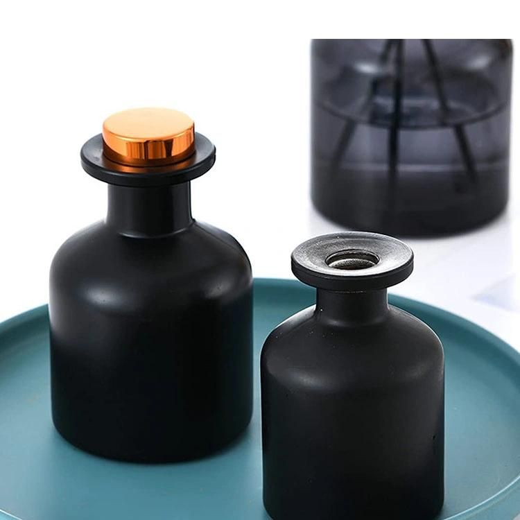 Matte Color Black Grey Luxury Empty 50ml 100ml 150ml 200ml Aroma Diffuser Bottle