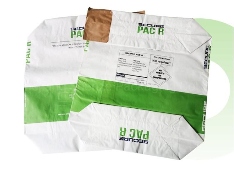 25K 50kg Automatic Filling Multi Layer Kraft Paper Cement Valve Bag