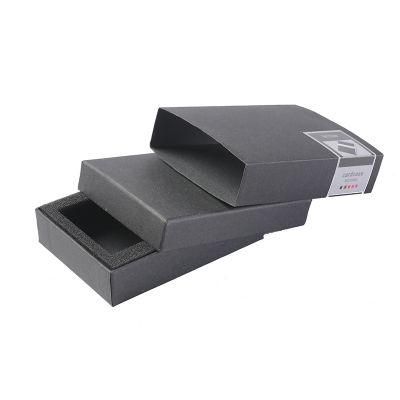 High Quality Luxury Black Cardstock Paper Box
