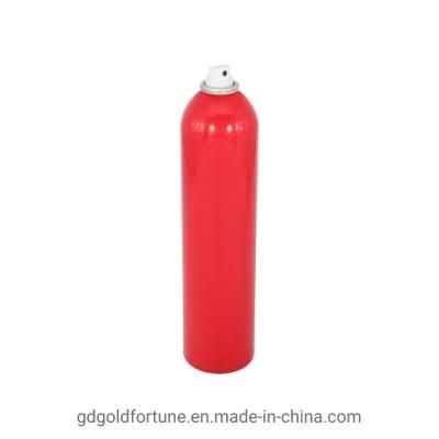 Aluminum Spray Can with Bag on Valve for Aerosol Fire Extinguisher Usage