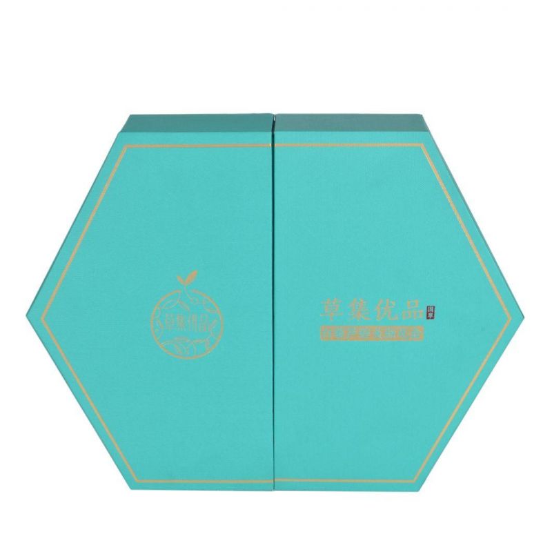 Custom Wholesale Printing Hexagon Special-Shaped Art Paper Box Luxury Cosmetics Perfume Pretty Makeup Chocolate Cardboard Beauty Package