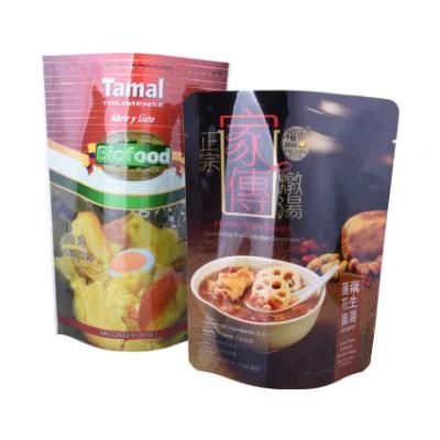 Eco-Friendly Zipper Stand up Food Packaging Retort Pouch 100% Biodegradable Plastic Bag