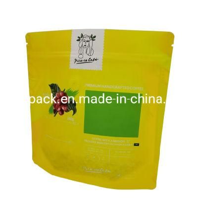 Plastic Zip Lock Resealable Colorful Branded Coffee Packaging Bags