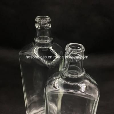 Hoson Wholesale Silk Screen Printing 500ml 700ml 750ml 50ml 375ml Vodka and Whisky Bottle