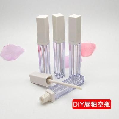 4ml Square Lip Gloss Tube Empty Tube Lip Glaze Empty Bottle Makeup Lip Glaze Segmented Bottling