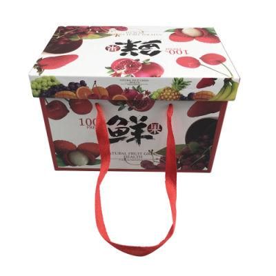 Custom Folding Corrugated Box Cartons for Fruit Packaging