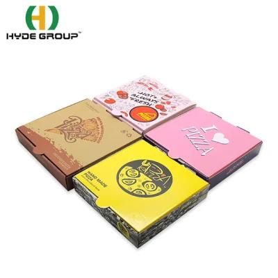 New Type Fast Food Kraft Paper Pizza Packing Box