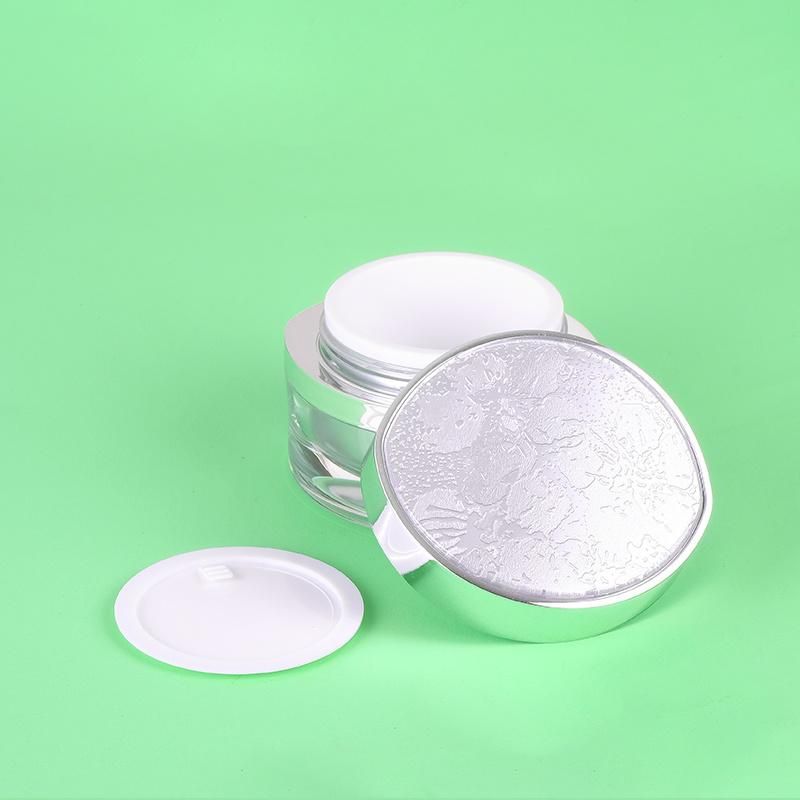 Manufacturer 15g 30g 50g Empty Elegant Cosmetic Container Cream Jar for Cosmetic Packaging