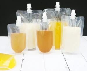 Portable Composited Layer Transparent Spout Pouch for Juice