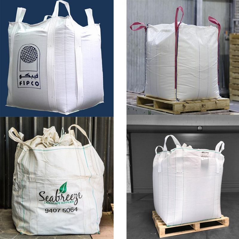 New Material 1 Ton Big Woven Bag Pallet Polypropylene 1000kg Big Jumbo Bulk Bag