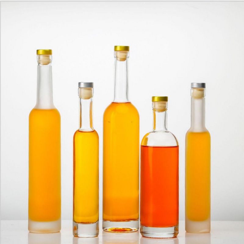 Mini Liquor Glass Bottle / 200 Ml Empty Mini Glass Wine Bottle