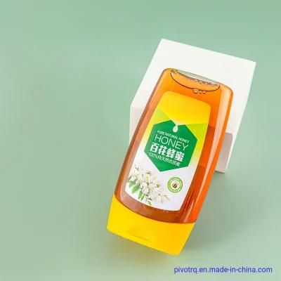 500g 16oz Plastic Squeeze Bottle for Honey Syrup with Silicon Valve