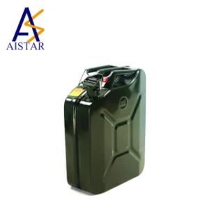 20 Litre Stainless Steel Green Jerry Can