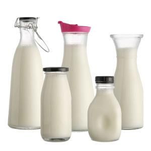 Wholesale 200ml 250ml 500ml 1000ml Empty Container Milk Juice Glass Bottle
