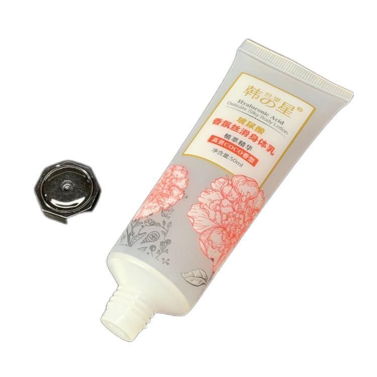 Custom Soft PE Squeeze Tube Packaging with Flip Top Lid for Hand Cream Cosmetic
