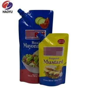 Plastic Packaging Spout Pouch Packaging Bag of Food Packaging for Fruit Juice, Milk, Yoghurt, Beverage, Soft Drink, Water, Honey, Sauce, Ketchup