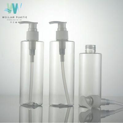 Hot Stamping Cosmetic Plastic Lotion Bottle with Straw