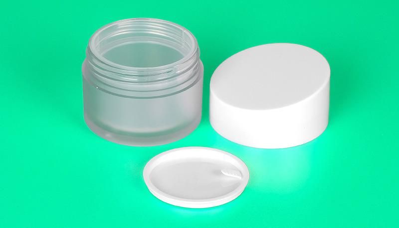 20ml 30ml 50ml Transparent Matt Empty Plastic Cream Jar for Skin Care and Body Lotion