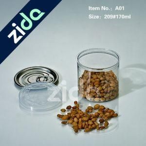Widespread Use Round 200 Ml Pet Plastic Jars Food Grade
