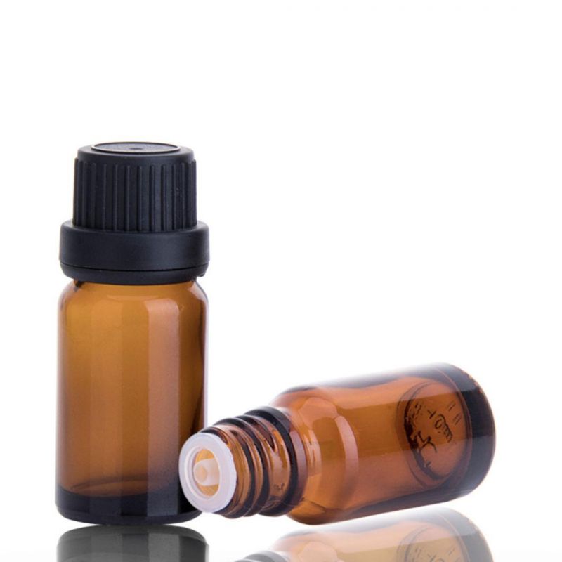 10ml Amber Glass Dropper Bottle and Cap for Essential Oil
