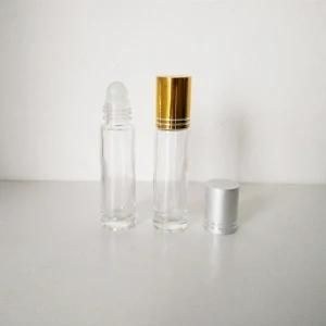 10ml Transparent Roller Ball Glass Perfume Bottle with Aluminum Cap