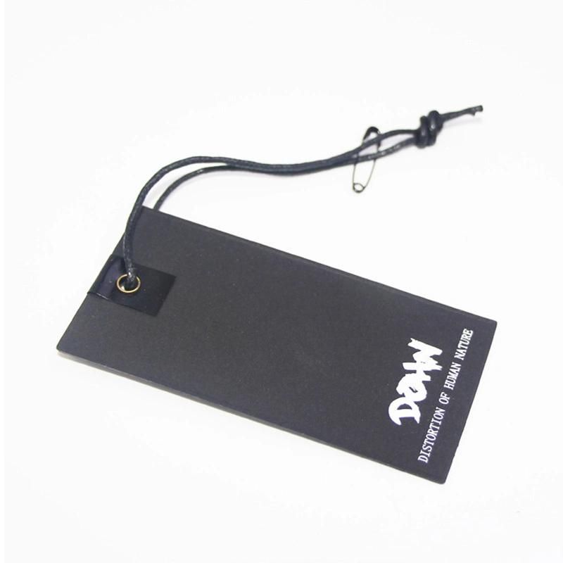 Black Paper Hang Tags for Clothing/ Tags for Garment