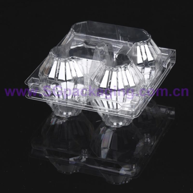 Disposable 2/4/6/8/9/10/12/15/18/20/24/28/30 Holes Egg Carton Packing Tray Suppliers Transparent Pet Plastic Blister Trays for Eggs