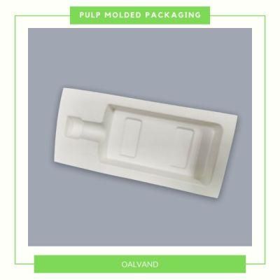 Customized Compostable Sugarcane Bagasse Pulp Molded Industrial Packaging for Wine Bottles