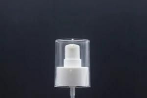 External Spring PP Pump Cosmetic Packaging Transparent Cap Lotion Dispenser
