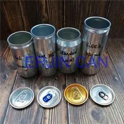Cold Brew Coffee Aluminum Can Custom Printed Slim Sleek Standard 250ml 12oz 355ml 16oz 473ml 1 Pint