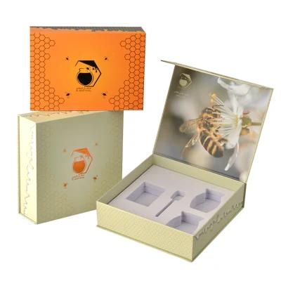 Custom Cardboard Magnetic Packaging Box Luxury Printing Honey Gift Box