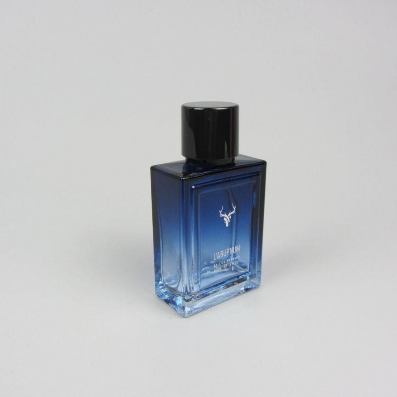 Square 30ml 50ml 100ml Aluminium Spray Glass Perfume Bottle