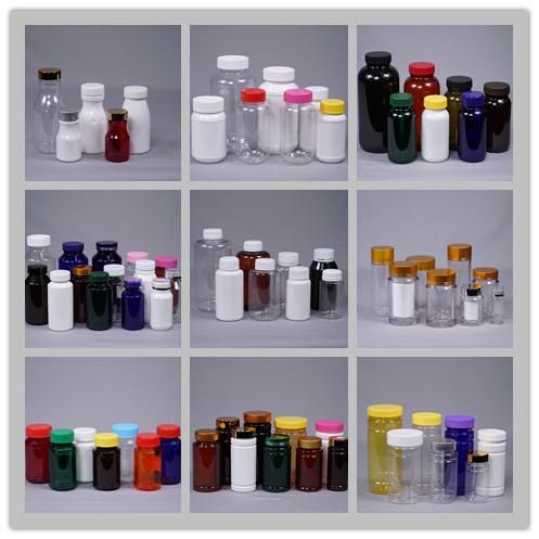 Plastic Pet MD-144 225ml Round Bottle for Medicine/Cosmetic Packaging