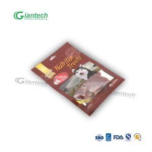 High Quality Laminated Plastic Resealable Custom Three Side Seal Bag for Pet Food