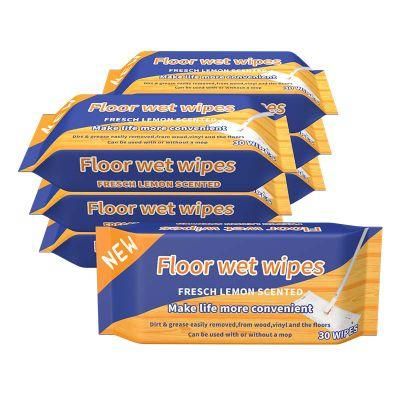 Biodegradable Floor Wet Cleaning Wipe for All Types of Floors and Flat Surfaces