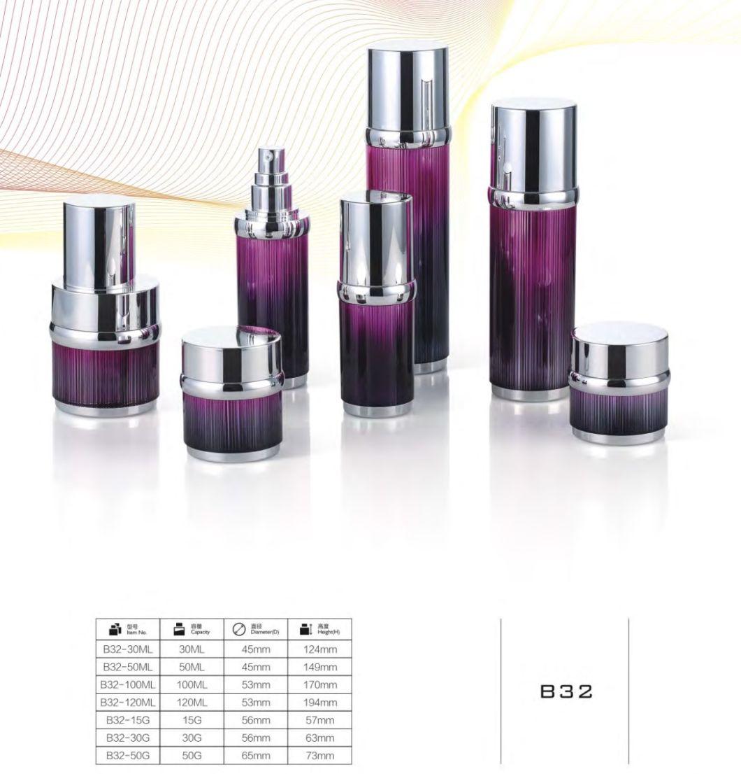 2020 Eco-Friendly Lotion Bottles and Cream Jars Cosmetic Bottle and Jar Set Combination Have Stock