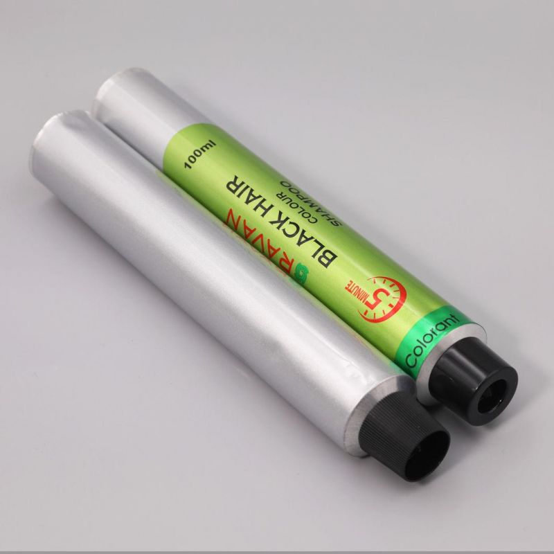 High Quality 100ml 150ml 200ml Cosmetic Metal Tube for Packing Skin Scrub