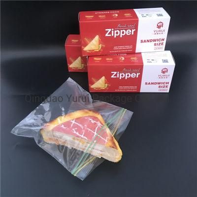 Colorful Cartoon Food Standard Sandwich Freezer Reusable Zipper Food Storage Bags
