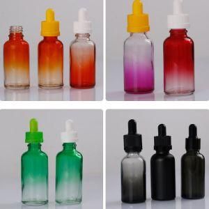 Excellent Colored Essential Oil Glass Bottle Cosmetic Packaging