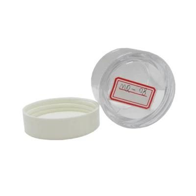 50g Clrear Plastic PS Cream Jar with Silver Lid