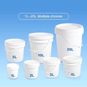 High Quality Custom 10 Litre Round Paint Plastic Bucket with Lid
