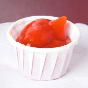 1oz Disposable Paper Sauce Portion Cup with Lid