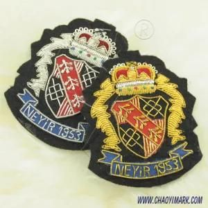 Particularly Custom Metal Wire Embroidery Badge 229