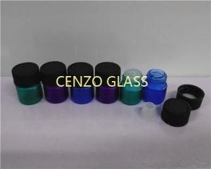 1ml Rainbow Color Glass Bottle with Orifice Reducer and Plastic Cap (T0032)