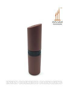 Unique Design Custom Empty Makeup Case Brown Matte Lipstick Tube