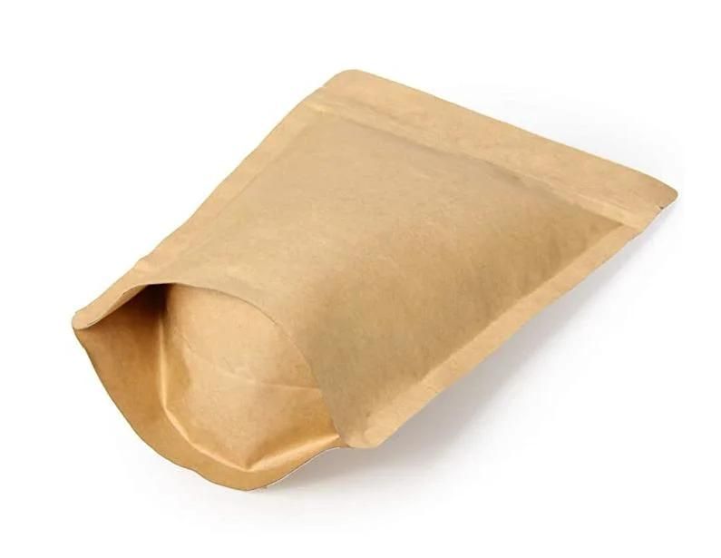 100% Biodegradable Kraft Film Printed Stand up Bag 1oz