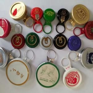 China Manufacturer Aluminium Beer Bottle Cap 26mm Easy Open Ring Pull Cap