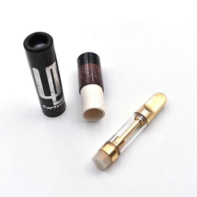 Paper Tube Packaging for Atomizer Sets Logo Foil Silver Stamping Color