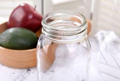 Straight Side Glass Jar with Plastic Cap for Food Packing