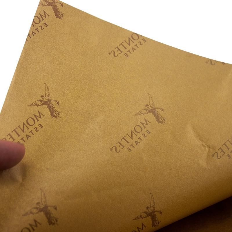 High Quality Printed 28GSM Brown Kraft Tissue Paper